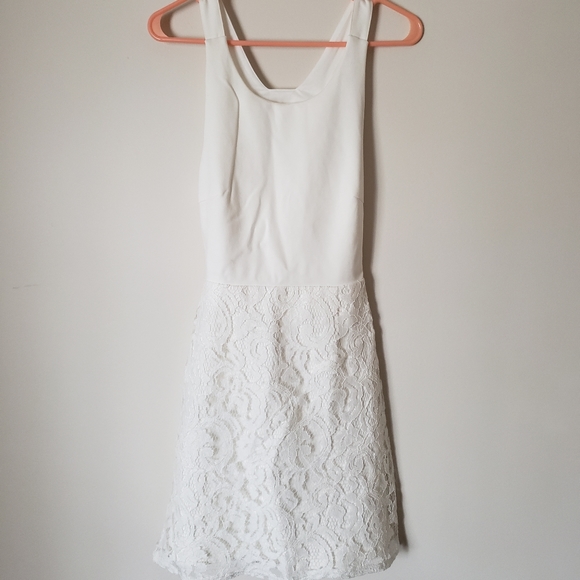 Urban Outfitters KB Ponte Lace Skirt Mini Dress - Picture 3 of 6